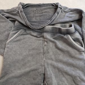 Grey Afton streets sweat pants/ sweatshirt set 13M